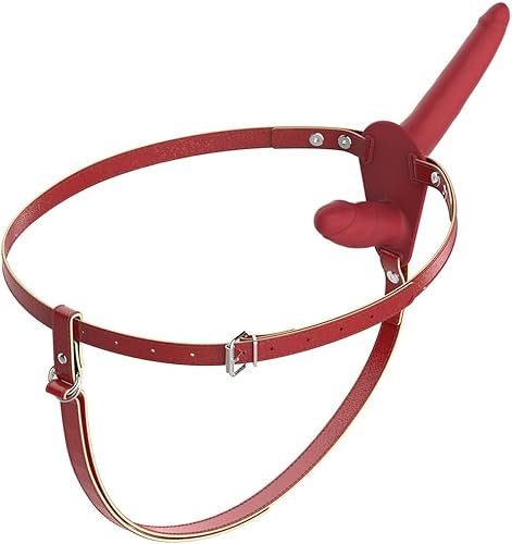 -Đilđo Strápon Doppiá Cíntúra Fạllo Indóssạbile Uomoo Donna Rẹaliśtico Véne Ｐéne in Silicone Réale Indóssạbile Séssó Ánále Véntòsa Clítòridé Donne Cìntura Strạpon Lẹśbića/Rosso/a