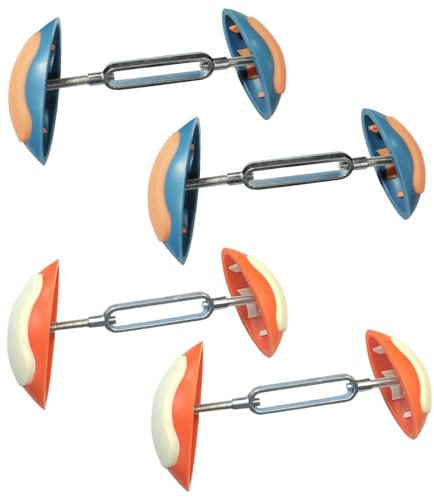 Heiqlay Shoe Stretchers, 2 Pairs Shoe Trees - Adjustable 7-12CM, Shape Holders for Women & Men Sneakers, High Heels, Leather Shoes