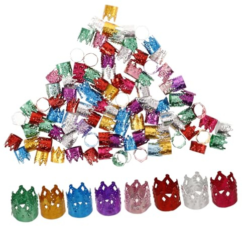 MUSISALY Accessori Per Dreadlocks Decorazioni Alluminio Gioielli Unisex Ciondoli Dreads Anelli Polsini Treccia Accessori