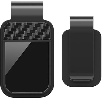 Soporte para gafas de sol para clip de parasol de coche, soporte para gafas y tarjetas - accesorio de almacenamiento para gadgets interior automotriz hombres mujeres