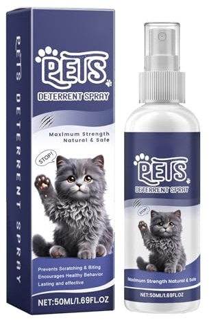 GNAUMORE Spray Antiarañazos Gatos,Spray Educador Gatos Antiarañazos,120ml Sprays Repelente Gato,Sprays Disuasivo para Gato,Sprayss Ahuyentador para Gatoe para Proteger Sofá y Muebles