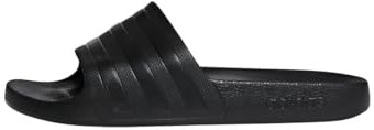adidas Unisex Adilette Aqua Slides, Core Black / Core Black / Core Black, 48.5 EU