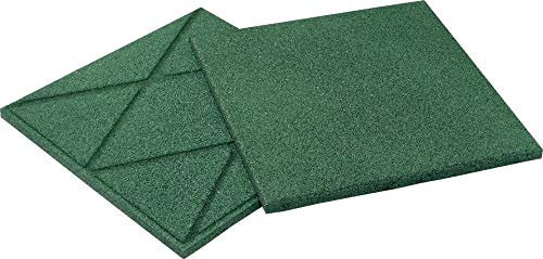 PROFIMAT® Premium Fallschutzmatte - 500x500x25mm, Frisches Grün | Sicherheit für Spiel & Spaß