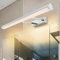 MantoLite Led Wandleuchte, Bilder Innenbeleuchtung Mit Schwenkbarem Lampenkopf Einstellbare Länge,Waschtisch Badezimmer 60cm 12w Spiegel Leuchten, IP44 3000K Chrom Leseleuchte Bilder Leuchte Fixture