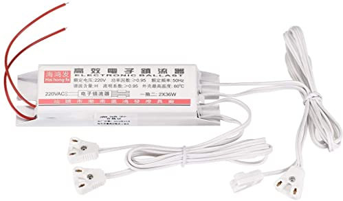 XYWHPGV Energiesparendes Leuchtstofflicht-Vorschaltgerät AC 220V 2x36W für T8-Röhrenbirne(77069 4fbbe c07d9 68885 5040b 26c5c