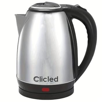 Bollitore elettrico in acciaio 1500W scalda bevande 1,8L acqua tisane te