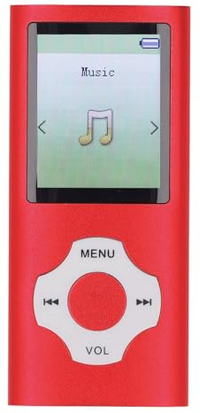 Lettore MP3 Bluetooth, Lettore MP3 MP4 Ultra Sottile Lettore Musicale Portatile con Piccola Scheda di Memoria da 32 GB, Lettore Musicale Digitale con Riduzione del Rumore per