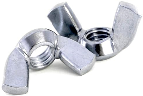 TA-VIGOR 10Pcs Wing Nuts, M12 Butterfly Nut, Hand Twist Tighten Fasteners for DIY Tools, Electronic Devices Hardware, Automotive, Wood Products,Mechanical Equipment Fixings
