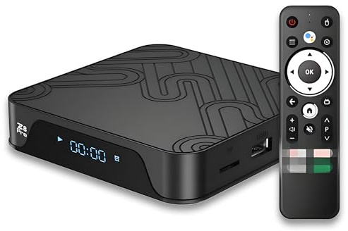 Z8 Pro Android TV Box 4G Quad core 64 bit 4K HDR,Smart TV Box Build in HD 2.0 max to 8K output,Streaming TV Box Supports Multiple Applications and Services,Android Box External USB storage max to 2TB