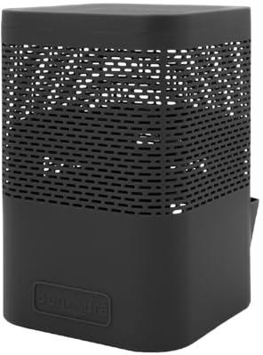 BonAura AirOne Non-Electric Dehumidifier / 360° Ventilation/Spout and 680 g Dehumidifier Granules/For Bathroom, Kitchen & More/Up to 23m² (Black)