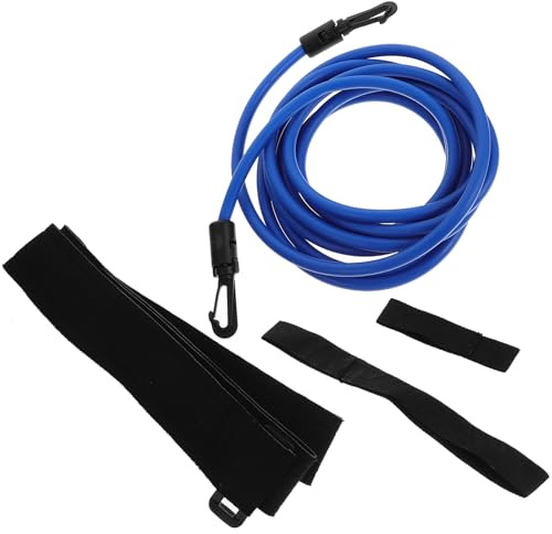WESIEVYA Schwimmtrainer Widerstandsgurt für Krafttraining Schwimmausrüstung Geeignet für Erwachsene Pools Stationäres Training Fitness