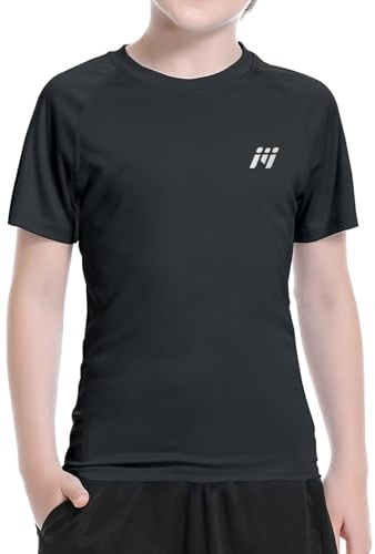 MeetHoo Kinder UV Shirt UPF50+ Schwimmshirt Badeshirt Langarm Schnelltrocknend Rashguard Rash Vest für Jungen