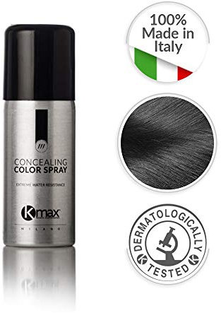 Kmax Concealing Color Spray – Spray anti diradamento gris oscuro