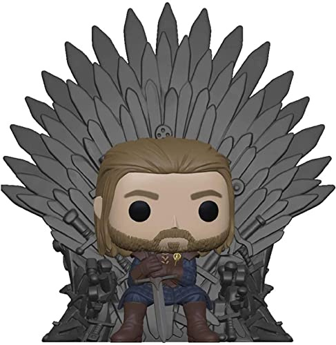 Funko Pop! Deluxe: GOT - Ned Stark On Throne - Game of Thrones - Vinyl-Sammelfigur - Geschenkidee - Offizielle Handelswaren - Spielzeug Für Kinder und Erwachsene - TV Fans