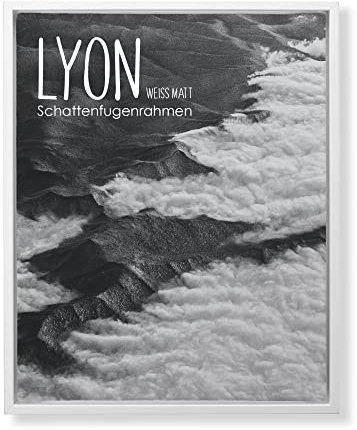 BIRAPA Lyon Keilrahmen für Canvas 70x140 cm in Weiß Matt, Rahmen für Leinwände, Leerrahmen für Leinwand, Schattenfugenrahmen für Keilrahmen, Leinwand Rahmen
