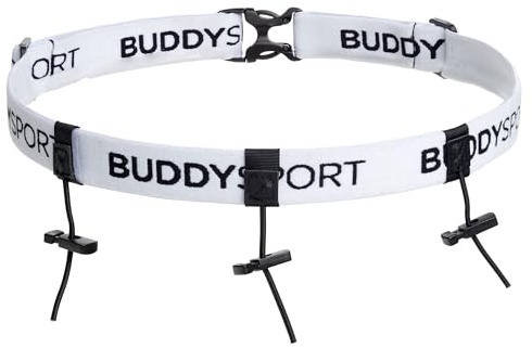 BUDDYSWIM Bälte för Triathlon tävlingsnummer. Justerbart nummerbälte för triathlon, cykling, löpning, maraton eller andra sporter.