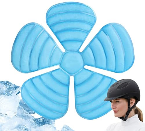 Kühlende Helmeinlage - Reithelme Ice Pack wasserdichte Helme Kühlfutter | Kühlender Huteinsatz | Sommer Kühlende Eismatte Liner | Eiskappenmatte Mit Guter Kühlleistung | Kein Schweißhelmfutter
