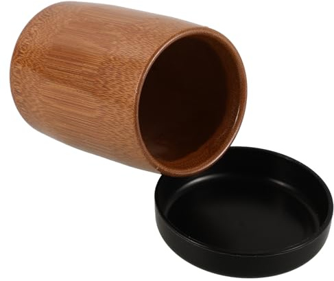 Gogogmee Gobelet À DéS en Bois avec Base Accessoire Jeu De SociéTé Grande Capacité pour Plusieurs DéS Design Minimaliste IdéAl pour FêTes Et SoiréEs Familiales