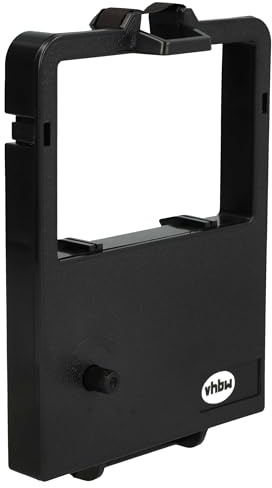 vhbw Skriva färgband kompatibel med NEC Matrix P3Q, P3300, P3200, P32, P33, P32Q matris- eller biljettskrivare - svart