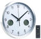 St. Leonhard Funk-Wanduhr mit digitaler Wetterstation und Funk-Außensensor, DCF77