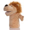 Proumhang Handpuppen für Kinder,Weiche Plüsch Zoo Tier Puppe für Kinder Kleinkinder Jungen Mädchen,Für phantasievolles Spiel,Showtheater,Partyzubehör (große bewegliche Münder) Löwe 25cm