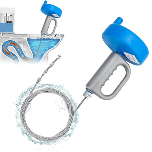 YKUKIZEE 15 M Drain Snake Unblocker Heavy Duty, Long Drain Auger Plumbing Snake, Flexible Sink Snake Unblocker for Bathtub Drain Bathroom Sink Drain