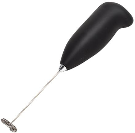 Montalatte - per le uova elettrico, macchina per la schiuma di caffè | Miscelatore elettrico per bevande con schiuma di latte, bastoncino per agitare il caffè con maniglia portatile, frullato