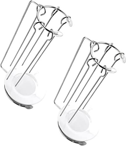 SUPVOX Ensemble Dustensiles De Barbecue 2 Grilles Suspendues En Acier Inoxydable Support De Brochettes Facile À Utiliser