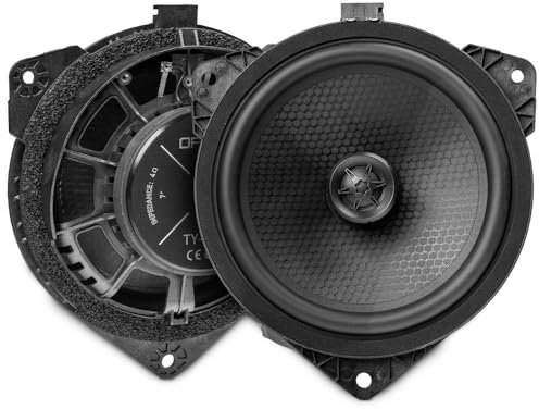 Option högtalare kompatibel med Lexus RC Heck koax-högtalarsystem – Plug & Play Bakre högtalare – 70 WRMS, 20 mm tygnätare