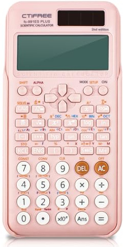 SGZIOO FC-991ES Plus-2nd Scientific Calculators with 417 Functions, Solar and Battery Dual Power, Calculator School Scientific, Calculator Scientific for Students Teachers Engineer Home School Office