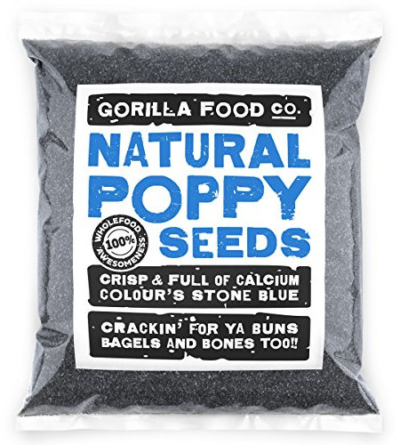 Gorilla Food Co. Poppy Seeds - 800g | Blue | Unwashed | Untreated