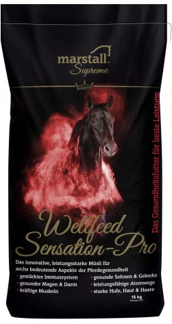 marstall Premium-Pferdefutter Wellfeed Sensation-Pro, 1er Pack (1 x 15 kilograms)