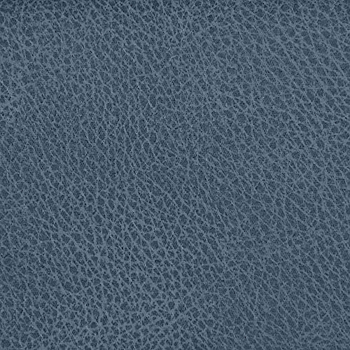 Deshome Argo - Tessuto al Metro in morbida Microfibra idrorepellente altezza h 140 cm effetto pelle per tappezzeria divani sedie (Blu azzurro, 1 metro)