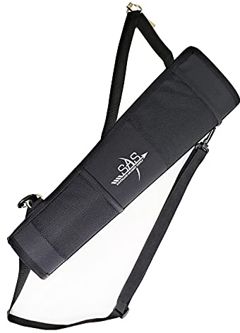 SAS Archery Side Tube Quiver with Belt Clip (2-in-1 Black)
