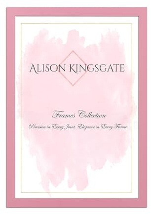 Alison Kingsgate Sleek PINK Picture Frame for Photos & Posters - 16X14
