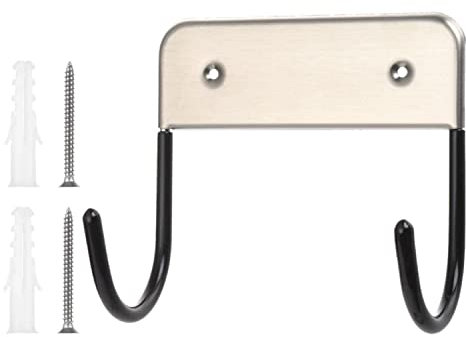 Colgador para tabla de planchar, soporte de pared de acero inoxidable, gancho para tabla de planchar, soporte de pared de almacenamiento para tablas de planchar, organizador de tabla de planchar, para