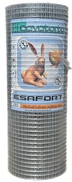 Volierendraht Drahtgitter feinmaschig I verzinkt I 19x19 mm I 25m x 0,8m