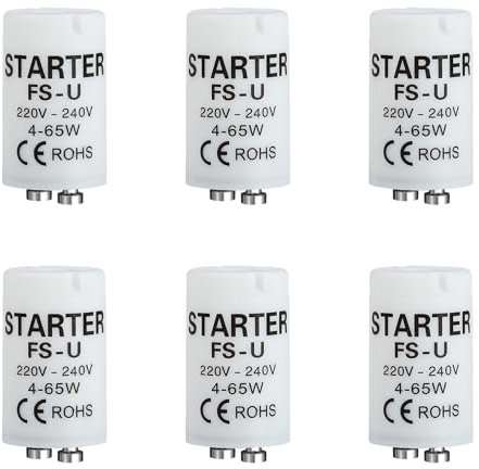 Starter per Tubo LED Fluorescente 4-65W 220-240V con Sistema Accensione Universale per Illuminazione Efficiente e Affidabile
