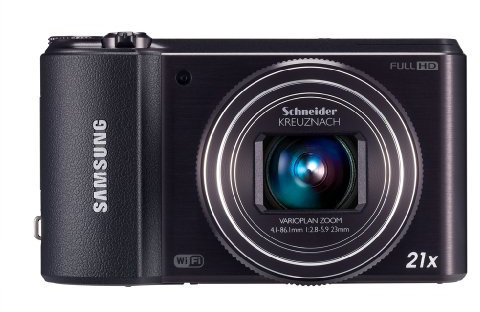 Samsung WB850F Digital Compact Camera 16.2 megapixel with 21x optical zoom 3 inch VGA screen Full HD 1080p video recording Wi-Fi and GPS Black (Renewed)