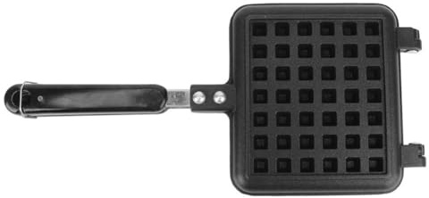 Hasaller Macchina per Waffle a Gas Professionale Belga, Teglia Rotativa per Cottura a Gas, Piastra in Metallo a Doppia Faccia per Utensili da Cucina per la Colazione (Una Testa)