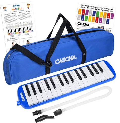 Cascha HH 2060 Melodica Set (Blue)