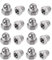 TERF® M12 Dome Cap Nuts M12 (12mm) Steel Dome Cap Hex Nut Head Acorn Nuts Cover - Pack of 10