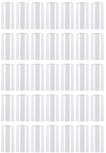 Angoily Schrumpfkapseln Für Flaschen, 100 Stück 20mm Transparente Schrumpffolie Für Weinflaschen, Wein Schrumpffolie Weinflaschen Kapseln Ideal Für Weinkeller Und Hausgebrauch Weinlagerung