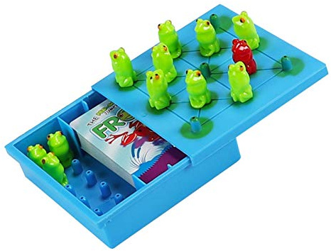 delr Hopper Lógica Juego | Rompecabezas Estrategia para niños - tolva Rana para niños, Juegos Mesa Estrategia, Salto, Juguete Actividades Aprendizaje