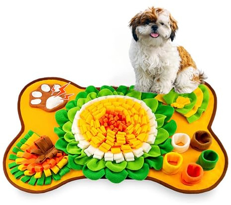 youjia Tappetino Sniffing Olfattivo Cane Tappeto Giochi Interattivi per Cani Sniffing Mat Tappeti Puzzle per Addestramento Cani per Giochi Interattivi Alleviare la Pressione