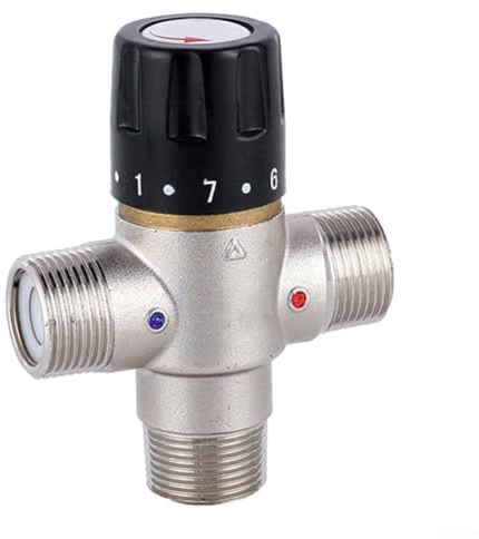 Mitigeur thermostatique pour chauffe-eau 3 voies DN20 Filetage mâle Laiton