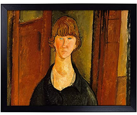 Lap Tray with Cushion | Flower Vendor By Amedeo Modigliani | Padded Bean Bag Cushion | For Eating, Working, Crafting, Laptop | Portable Table Desk