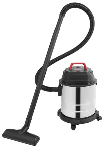 Aspiradora en húmedo y en seco, Gran Capacidad, 1500 W, Potencia de succión 18 Kpa, Cable de alimentación de 9,84 pies de Largo