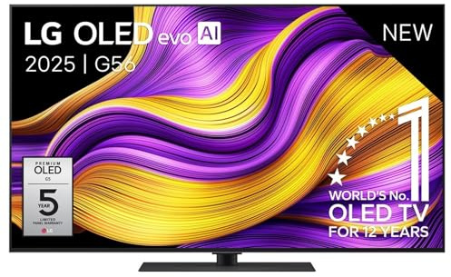 LG OLED55G56LS.AEU, OLED 4K, processore intelligente α11 AI 4K Gen2, Smart TV, DVB-T2 (H.265), Rocky Black