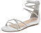 DREAM PAIRS Damen Sandalen Flache Sandalen Sommer,Size 38,Silber,Weitz